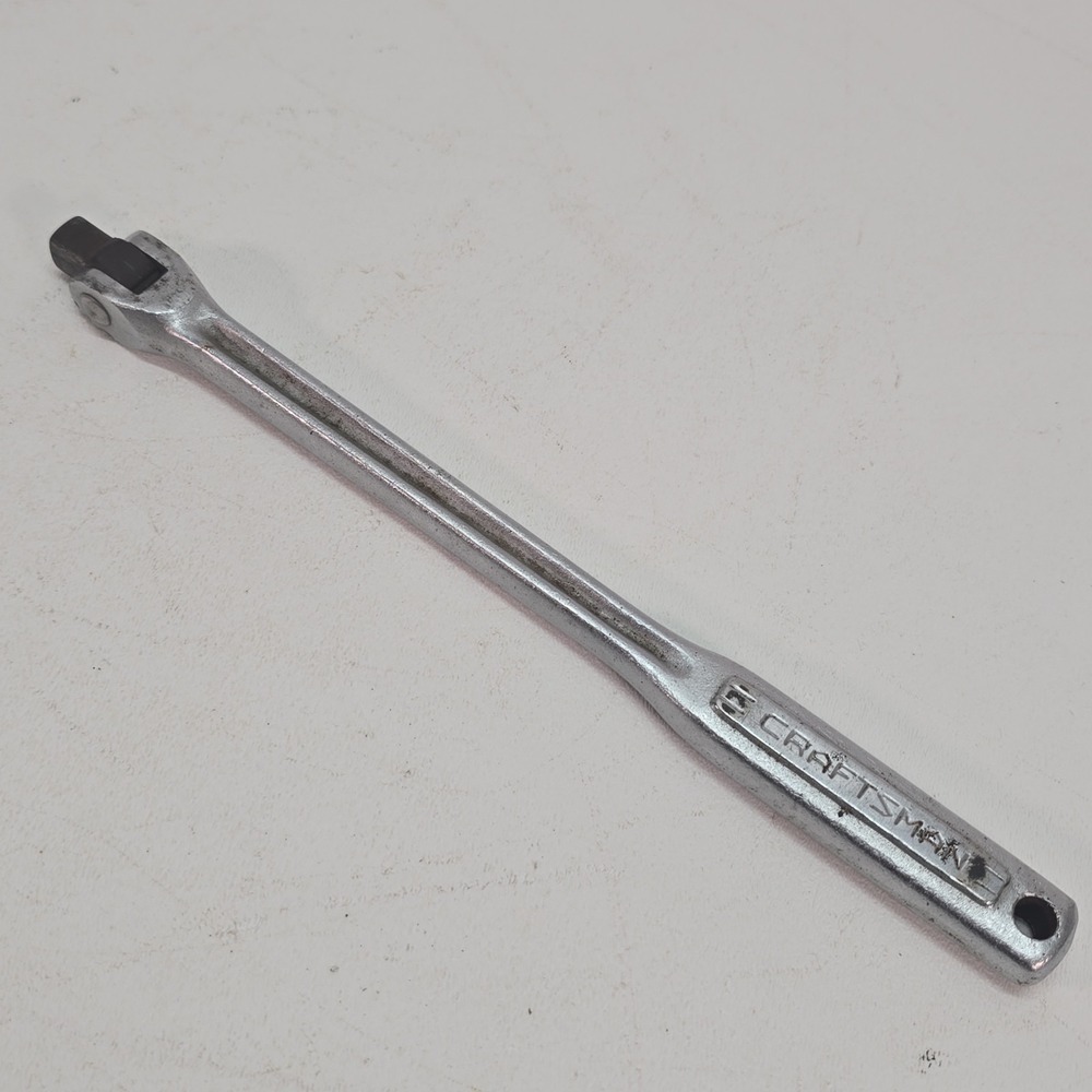VINTAGE‎ CRAFTSMAN =V= SERIES 3/8" DRIVE FLEX HEAD 10" BREAKER BAR USA NICE